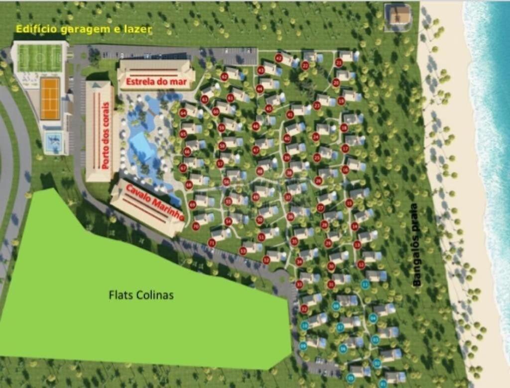 Beira-Mar Ecoresort Carneiros Perto Da Igrejinha Por Yolo Tamandaré المظهر الخارجي الصورة